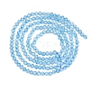 Natural Blue Topaz Beads Strands G-B175-D21-2mm-3
