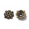 Tibetan Style Alloy Caps MLF0664Y-NF-2