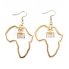 PVD Vacuum Plating 201 Stainless Steel Dangle Earrings EJEW-O101-03G-1