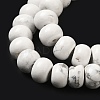 Synthetic Howlite Beads Strands G-K340-B06-01-3