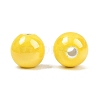 Glazed Porcelain Round Beads X-PORC-S489-10mm-10-2