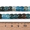 Ombre Effect Dyed Glass Beads Strands GLAA-Q106-05B-A06-4