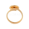 Adjustable 304 Stainless Steel Finger Rings Components STAS-L193-G-10mm-A-3