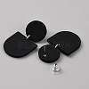 Acrylic Geometry Dangle Stud Earrings EJEW-WH0013-65A-2