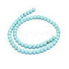 Natural Magnesite Beads Strands G-F604-04-6mm-4