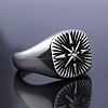 316 Stainless Steel with Cubic Zirconia Finger Rings for Men FS-WGEFB28-05-2