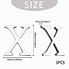 Acrylic Mirror Wall Stickers Decal DIY-CN0001-13A-X-2