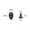 Zinc Alloy Decorative Buttons PW-WG6A501-05-1