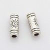 Tibetan Silver Tube Beads LF0614Y-NF-1