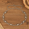 Alloy Ethnic-style Hexagon Link Chain Belts for Women FS-WGE7426-01-1