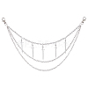 Alloy Multilayer Chain Belts for Pants AJEW-WH20018-133-1