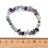 Chips Natural & Synthetic Gemstone Beaded Stretch Bracelets BJEW-JB01826-6