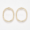 Brass Open Back Bezel Pendants KK-S350-404-1