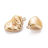 Electroplate Freshwater Shell Pendants SHEL-T018-12G-03-3