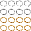 2 Colors 304 Stainless Steel Split Rings STAS-SC0009-25D-1