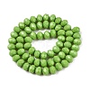 Opaque Solid Color Imitation Jade Glass Beads Strands EGLA-A044-P8mm-D30-3