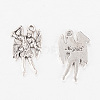 Tibetan Style Alloy Pendants TIBEP-Q063-47AS-RS-1
