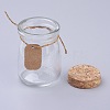 Glass Jar CON-WH0010-03-3