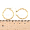 Ion Plating(IP) 304 Stainless Steel Hoop Earrings EJEW-N0016-11G-C-5