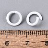 Spray Painted Iron Open Jump Rings IFIN-T017-04B-31-2