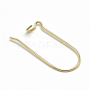 Brass Hoop Earrings KK-T032-012G-3
