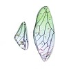 Epoxy Resin Butterfly Wing Pendants RESI-T057-89D-1