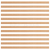 Rectangle Pattern Beech Wood Ceiling Molding AJEW-WH0481-43-1