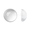 Transparent Half Round Glass Cabochons X-GGLA-R027-14mm-1