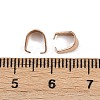 304 Stainless Steel Snap On Bails STAS-C135-01A-RG-3