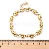 304 Stainless Steel Infinity Link Chain Bracelets for Women BJEW-K226-14B-G-5