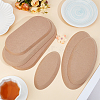 6Pcs 6 Styles Oval MDF Wood Pottery Tools DIY-OC0014-67-4