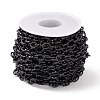 Ion Plating(IP) 304 Stainless Steel Twist Oval Link Chains CHS-E022-01B-2