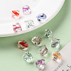 Transparent Acrylic Beads TACR-S154-04A-6