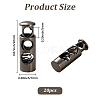 20Pcs Alloy Card Locks FIND-GF0008-48A-EB-2