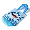 Cartoon Printed Shark Non-Woven Reusable Folding Gift Bags with Handle ABAG-F009-D04-2