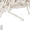Silver Lined Transparent Glass Bugle Beads SEED-R028-2x15-B02-2