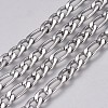 Tarnish Resistant 304 Stainless Steel Figaro Chains CHS-G005-C-04P-1