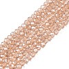 Electroplate Glass Beads Strands EGLA-A044-T1mm-A20-1
