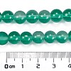 Frosted Transparent Glass Bead Strands X1-GLAA-P065-8mm-14-3
