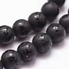 Natural Black Agate Beads Strands G-N0171-07-6mm-3