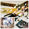 12 Pcs 6 Colors Alloy Napkin Rings AJEW-GF0002-70-7