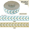 12M Polyester Jacquard Leaf Ribbon OCOR-OC0001-46A-2