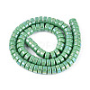AB Color Plated Opaque Glass Beads Strands GLAA-T026-4x8mm-P02-2
