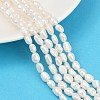 Natural Cultured Freshwater Pearl Beads Strands PEAR-P064-20H-06A-1