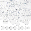 200Pcs 8 Styles Transparent Glass Cabochons GLAA-FH0001-88-1