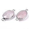 Natural Rose Quartz Links/Connectors G-T131-102-29-3