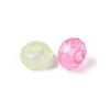 Transparent Acrylic European Beads OACR-Q200-13-3