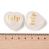 Natural Quartz Crystal Heart Engraving MBTI Figurines Statues for Home Office Desk Decorations G-K353-05D-3