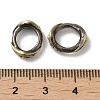 Tibetan Style Rack Plating Brass Large Hole Bead KK-Q805-05AB-3