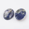 Natural Sodalite Flat Back Cabochons X-G-G741-30x40mm-06-2